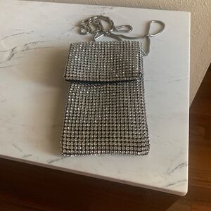 ANTONIO MELANI Silver Crossbody Bag